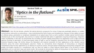 Optics in the flatland