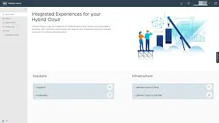 VMware Cloud on AWS Cloud Console Walkthrough