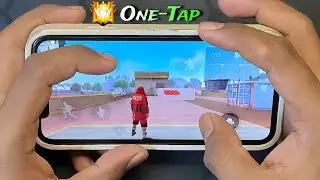 3 Finger Control Setting⚙️M1887🔴OneTap👉Headshot🤯Fast💨GlooWall⚡️Free Fire🔥Handcam😱Gameplay 