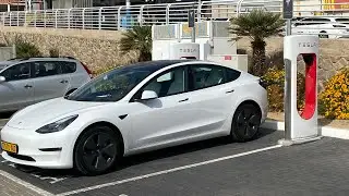 טסלה מודל 3 LR 614KM - נסיעה לאילת