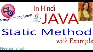 Static Keyword with Method in Java With Example, Also Program with Static and Non Static Method