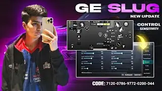 GE SLUG New Sensitivity Settings code/ GE SLUG Control Code | SLUG Gaming sensitivity code / BGMI