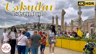 Istanbul Walking Tour, Üsküdar District, Asian side of Istanbul | 4K HDR