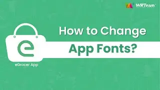 How to change app fonts? | eGrocer |android studio
