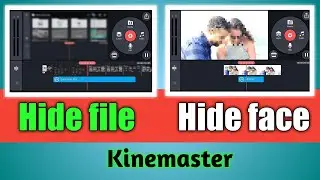 Hide face and file in kinemaster