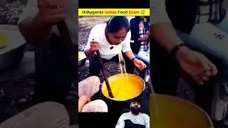 भारत me बन्ने वाले खाद्य पदार्थ का घिनाओना तारिका 🤮 | Unhygienic Indian Food Scam 😰#shorts