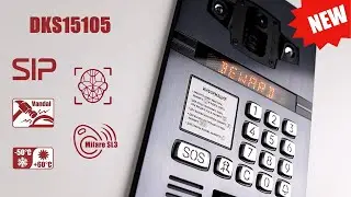 SIP домофон BEWARD DKS15105: детекция лиц, антивандальный, RFID Mifare SL3, -50 до +60°С, 1.3 Мпикс