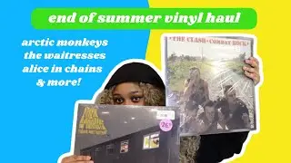 End of Summer Vinyl Haul 2024 🥥🌴☀️🏝️🫧 || Arctic Monkeys, The Waitresses, Alice in Chains + More!