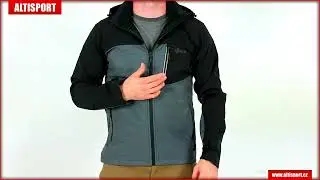 Pánská softshellová bunda KILPI RAVIO M PM0044KI TMAVĚ ŠEDÁ