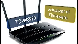 TP LINK TD-W8970 Actualizar Firmware
