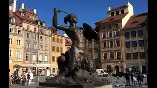 Warsaw spring time. Old city.