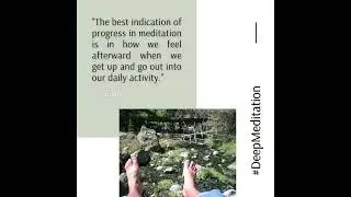 Meditation - progress