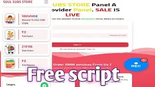 Latest Free Smm panel script| new free Smm panel script| Smm panel script