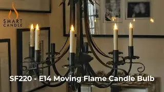 Smart Candle - E14 LED Candle Bulb with Moving Flame