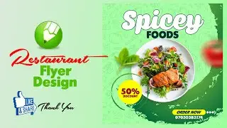 Food flyer Design in Corel Draw 2019