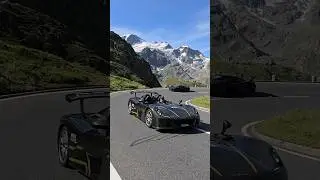 Supercars Traffic in the Swiss Alps #short #shorts #youtubeshorts #switzerland