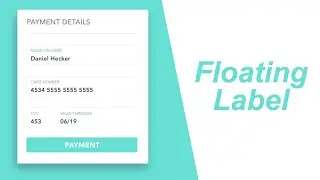 Floating Label Html Form