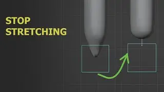 FIX Stretching Mesh in Blender