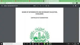 Bise FSD Gazette 1st year (HSCC-I)