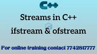 input output streams in c++