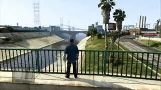GTA V сравнение версий Xbox360 vs PS3 (часть 3 PS3 мост)