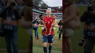 Haaland taking Vini Jr and Neymar to get changed 😪🇧🇷😅
