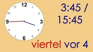 Deutsch Wortschatz 7: Uhrzeit