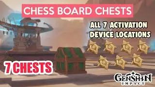 CHESS BOARD CHESTS! ALL ACTIVATION DEVICE LOCATIONS | Genshin Impact Sumeru
