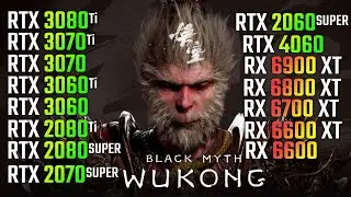 Black Myth: Wukong : 15 GPU Test - 1080p vs 1440p vs 4K (FSR)