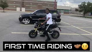 First Time Riding A Motorcycle 👀🥶 ( 2020 Honda Grom )