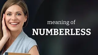 Numberless | what is NUMBERLESS meaning