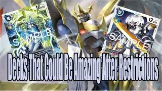 Decks That Will Do Well After Restriction List Bt-17 Especially for Canada Regional l Digimon TCG