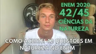 COMO ACERTAR 40+ EM NATUREZA NO ENEM