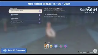 Quest Harian Fontaine Minggu 2024 06 16  | Genshin Impact