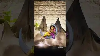 Top 3 Ganpati Decoration Ideas😍 #shorts #diy