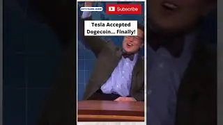 Elon Musk accepts Dogecoin! #elonmusk #dogecoin #tesla #fyp #viral #crypto #investment #shorts