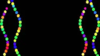Video footage glitter stars