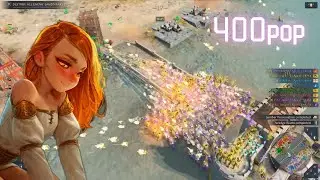 Age of Empires IV vs Absurd AI 400pop mods (Game Crash Twice)