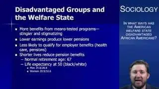How has the Welfare State Disadvantaged African Americans?