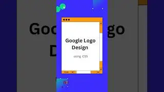 Google logo design bye CSS #frontenddeveloper #coding #htmlcss #new #roblox #css #trending #code