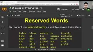 01 - Basics of Python - Part 1 | Dr. Sahil Sharma | Machine Learning Practical Series