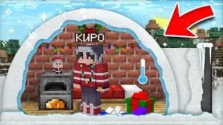 THE BEST NEW YEAR'S BUNKER IN THE VILLAGE IN MINECRAFT | NEW YEAR IN THE VILLAGE
