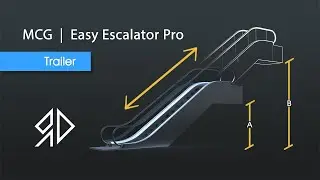 Easy Escalator Pro trailer | 3Ds Max - MCG