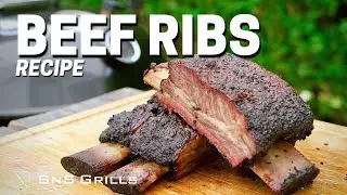 Smoked Beef Ribs Recipe - How to Smoke Beef Ribs on a Kettle Grill
