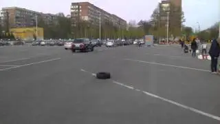 Прыжок через колесо