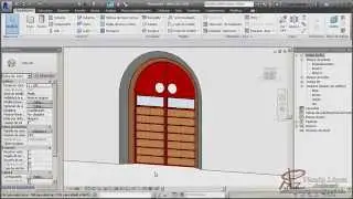 Revit: Puerta abocinada - Splayed arch door