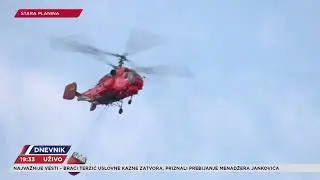Nastavlja se borba s požarima duž Stare planine