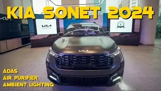 Kia Sonet 2024 facelift launch! First look, specs, interiors, first drive, unveiling
