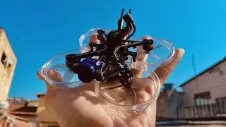 Montei o Flywoo Flylens 85 micro drone FPV Digital DJI O3 apenas 110g 7min de voo
