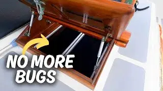 How to Make a Screen for a Boat Hatch, Ep-251